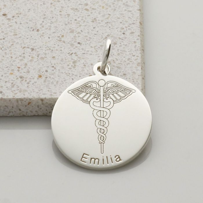 Sterling silver disc charms online